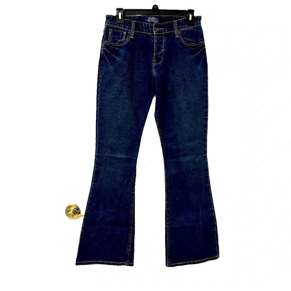 Levi’s Signature Stretch Low Rise Flare Jeans Juniors Size 3 EUC - Picture 1 of 5